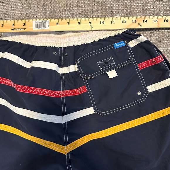 Faconnable Swim Shorts Mens Navy Azur Trunk Suit Beach Wear Medium - Picture 7 of 8
